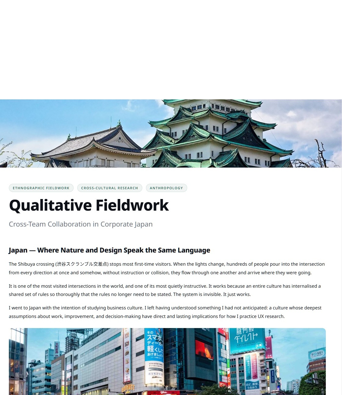 Affinity Diagram — Thematic Clusters